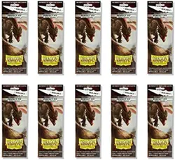 1000 Dragon Shield Perfect Fit Inner Card Sleeves Sealable SMOKE Deck Protectors - Image 1