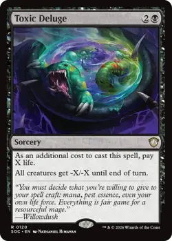 MTG Secrets of Strixhaven Commander - Toxic Deluge - Image 1