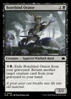 4x Bonebind Orator MTG Bloomburrow NM Magic Regular - Image 1