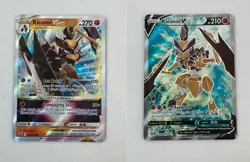 Pokemon TCG Kleavor VSTAR Sword & Shield SWSH249 & SWSH248 Holo Promo Card Black - Image 1