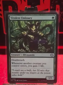 x1 Virulent Emissary ECL Lorwyn Eclipsed MTG 202 NM Unplayed Non-Foil Uncommon - Image 1