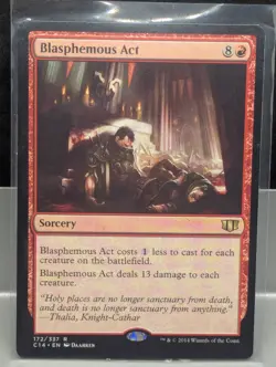 Blasphemous Act X1 Commander 2014 MTG - Image 1