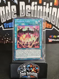 RA05-EN070 Crimson Gaia Collector's Rare 1st Ed YuGiOh - Image 1