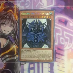 1X OBELISK THE TORMENTOR TN19-EN007 CT13-EN002 SECRET LIMITED NEAR MINT YUGIOH - Image 1