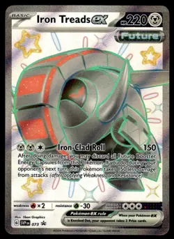 Pokemon TCG SV: Scarlet & Violet Promo Cards #073 Iron Treads ex NM - Image 1