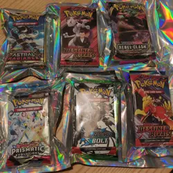 Pokemon TCG Mystery Gift! 3 Packs, 10 Reverse/Holos & 50 Cards. See Description - Image 2