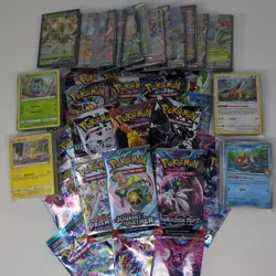Pokemon TCG Mystery Gift! 3 Packs, 10 Reverse/Holos & 50 Cards. See Description - Image 3