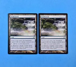 2x Vivid Creek Modern Masters 2013 Mtg Magic Gathering Card Land Mana 226 - Image 1
