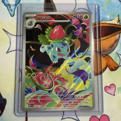 Ivysaur 134/132 Illustration Rare Megas Evolutions Pokemon Card - Image 1