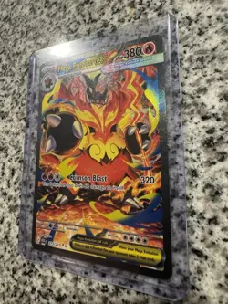 Mega Emboar ex 273/217 Full Art Ultra Rare Ascended Heroes Pokemon Card NM - Image 3