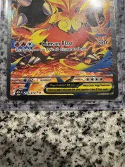 Mega Emboar ex 273/217 Full Art Ultra Rare Ascended Heroes Pokemon Card NM - Image 4