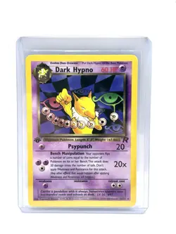 Pokemon Card - Dark Hypno Team Rocket 26/82 Rare 1st Edition LP - Image 1