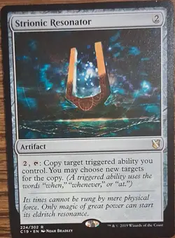 Wizards of the Coast Strionic Resonator Artifact Commander 2019 Rare Regular - Image 1