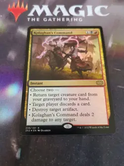 Mtg. Kolaghan's Command. Foil. Double Masters 2022. Pack Fresh - Image 1