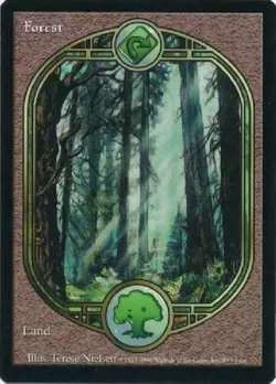 Forest MTG Unglued UG Magic Gathering LP/EX L4 - Image 1