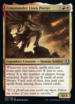 Commander Liara Portyr 270 (Foil) Battle for Baldur's Gate NM - Image 1