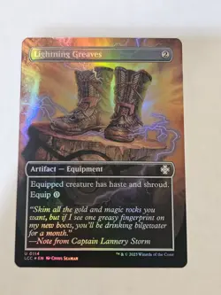 Lightning Greaves (Borderless) Commander: the Lost Caverns of Ixalan Foil - Image 1