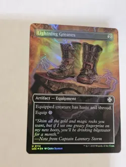 Lightning Greaves (Borderless) Commander: the Lost Caverns of Ixalan Foil - Image 2