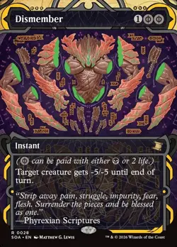 Dismember - MTG SOA Secrets of Strixhaven Mystical Archive - NM/MINT - Image 1