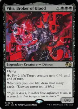 Vilis, Broker of Blood (Anime) - Foundations Jumpstart - 70 - NM - Image 1