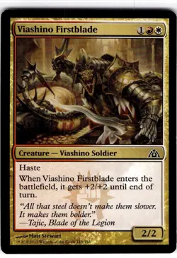 MTG Viashino Firstblade Dragon's Maze Common #113 - Image 1