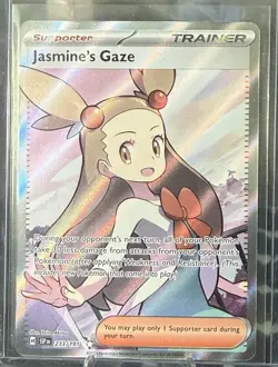 Pokemon TCG Jasmine's Gaze Full Art Holo Trainer Surging Sparks #233/191 - Image 2