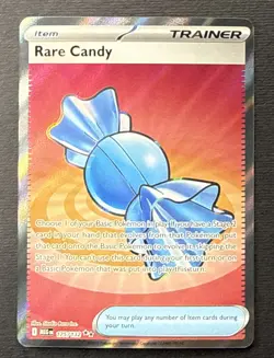 Rare Candy Full Art Trainer 175/132 Me01: Mega Evolution Holo POKEMON NEAR MINT - Image 1