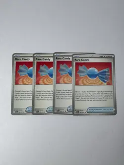 Pokemon TCG 4x Rare Candy 089/091 Paldean Fates Playset NM - Image 1