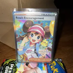 rosa's encouragement pokemon tcg trainer-supporter por 123/088 regular - Image 1
