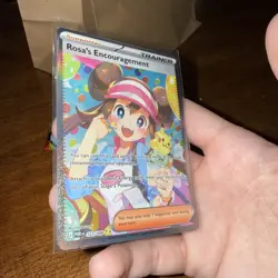 rosa's encouragement pokemon tcg trainer-supporter por 123/088 regular - Image 2