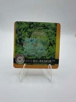 Bulbasaur #01 / Ivysaur #02 - ArtBox Action Flipz #05 - Vintage - Pokemon TCG - Image 1