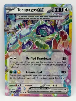Terapagos ex 179/217 Ascended Heroes NM Double Rare Holo Pokemon TCG - Image 1