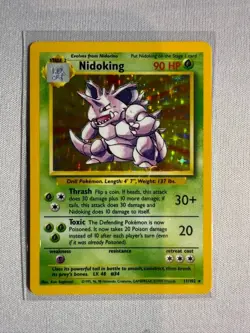 1999 Pokemon Nidoking #11 Holo ~ Base Set ~ Near Mint - Image 1