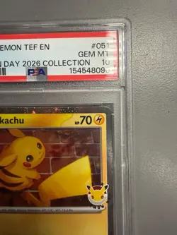 2026 POKEMON Temporal Forces EN PIKACHU POKEMON DAY 2026 COLLECTION #051 PSA 10 - Image 4