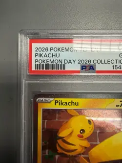 2026 POKEMON Temporal Forces EN PIKACHU POKEMON DAY 2026 COLLECTION #051 PSA 10 - Image 5
