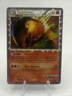 Typhlosion Prime Promo Holo HGSS09 Heartgold & Soulsilver Pokemon TCG English Lp - Image 1