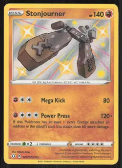 Pokemon TCG Shining Fates #SV075/SV122 Stonjourner NM - Image 1