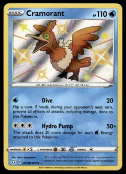Pokemon TCG Shining Fates #SV030/SV122 Cramorant NM - Image 1