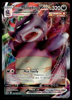 Pokemon TCG SWSH06: Chilling Reign #100/198 Galarian Slowking VMAX NM - Image 1