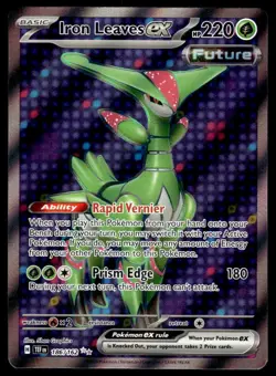 Pokemon TCG Temporal Forces #186/162 Iron Leaves EX NM - Image 1