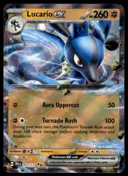 Pokemon TCG SV: Prismatic Evolutions #051/131 Lucario ex - Image 1