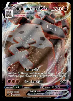 Pokemon TCG SWSH Base Set #116/202 Stonjourner VMAX NM - Image 1