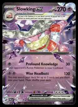 Pokemon TCG SV02: Paldea Evolved #086/193 Slowking ex NM - Image 1