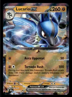 Pokemon TCG SV: Prismatic Evolutions #051/131 Lucario ex NM - Image 1