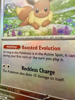 Eevee (Master Ball Pattern) 074/131 SV: Prismatic Evolutions Holo Pokemon TCG - Image 3