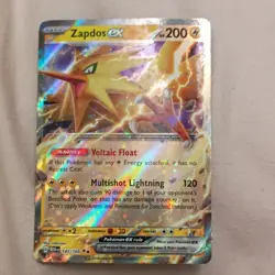 Pokemon Zapdos ex 145/165 Sv: Scarlet & Violet 151 Double Rare Holo Full Art EX - Image 1