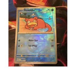 Slowpoke 018/131: Prismatic Evolutions Holo Master Ball Pattern. NM Pokemon - Image 1