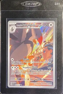 Larry's Staraptor IR 249/217 Pokemon TCG ME Ascended Heroes Illustration Rare NM - Image 3