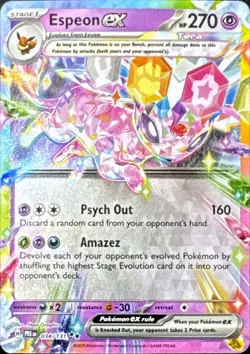 Pokemon Espeon ex 034/131 Double Rare - Prismatic Evolutions - NM - Image 1
