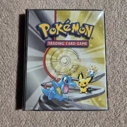 Pokemon RARE 2001 Wizards of the Coast Neo Genesis Folder Binder Holder Vintage - Image 1